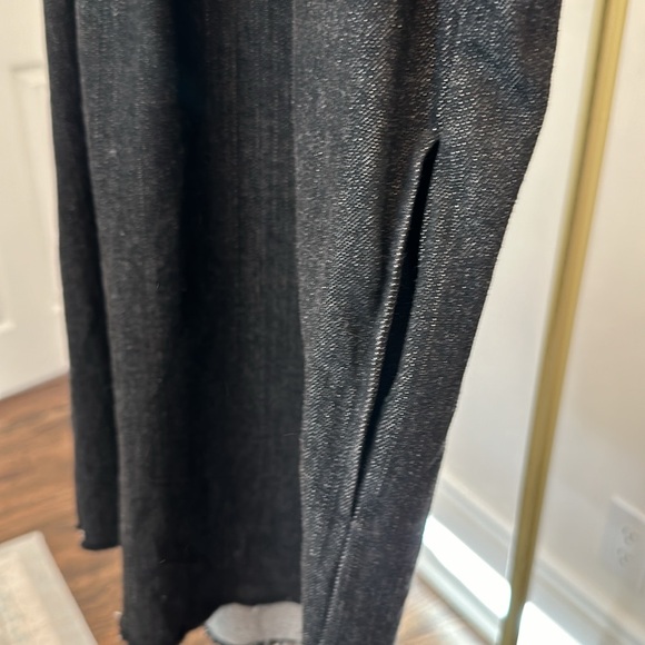 Jag Jewel black denim dress with pockets; One Size - Picture 6 of 7